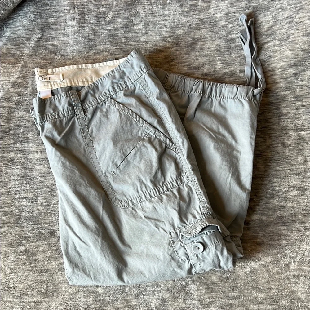 Gray Cargo Capris - Picture 6 of 6